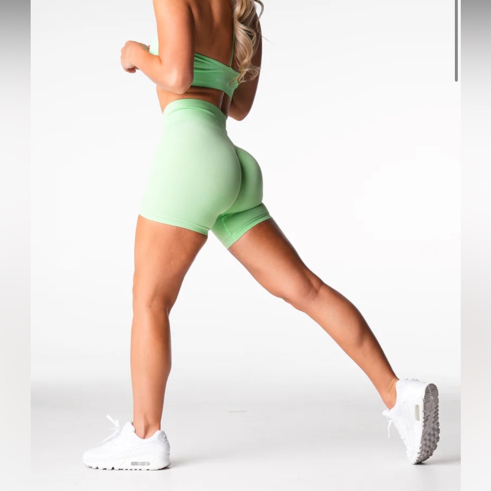NVGTN pistachio shorts